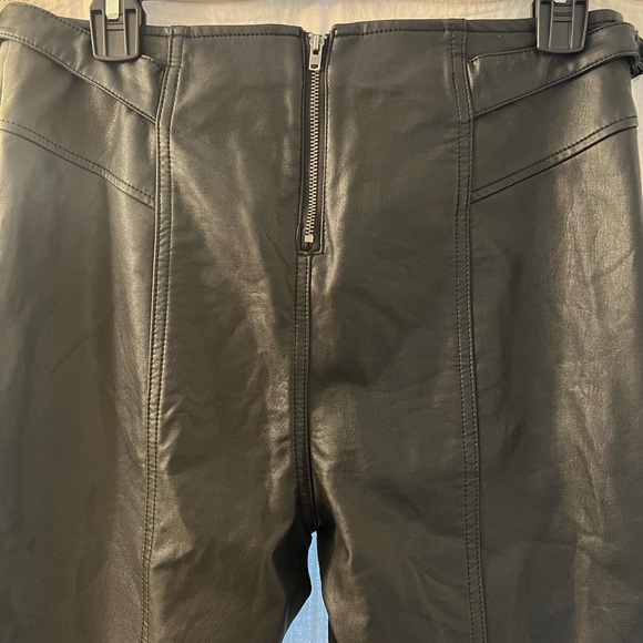 Free People Faux leather Pants with side detail - Picture 5 of 5